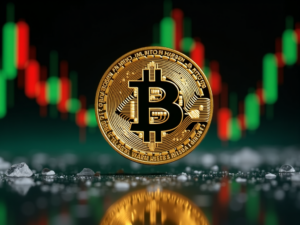 Golden_Bitcoin_Suspended_Above_Charts