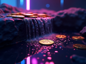 gold_bitcoin_waterfall_obsidian_cyberpunk