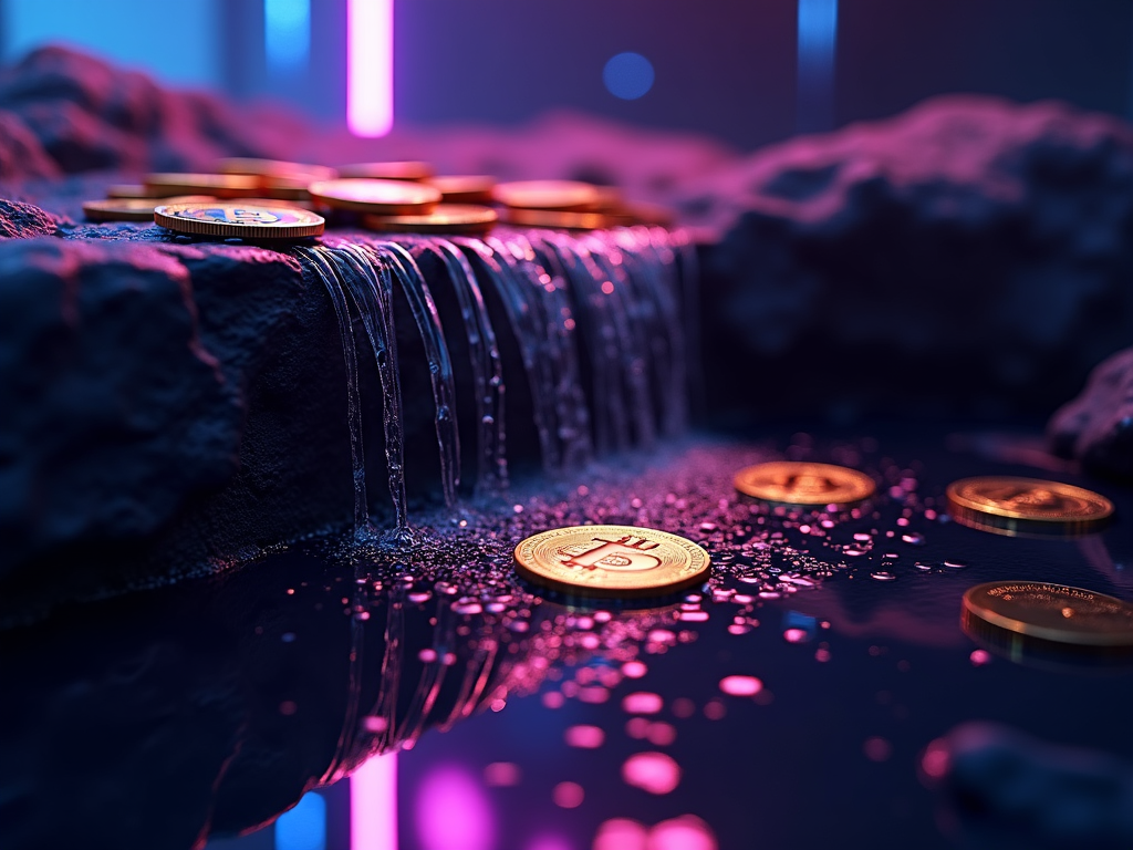 gold_bitcoin_waterfall_obsidian_cyberpunk